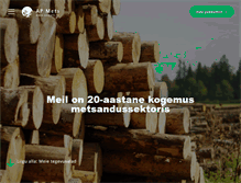 Tablet Screenshot of apmets.ee